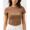 Tee Shirt Femme RHYTHM Casa Del Sol Baby Chocolat