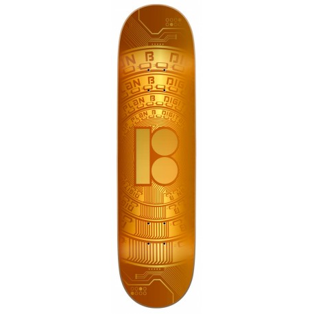 Plan B Gold Crypto 8.25″ Skateboard Deck