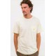 Tee Shirt Homme RHYTHM Embroidered Pocket Vanille