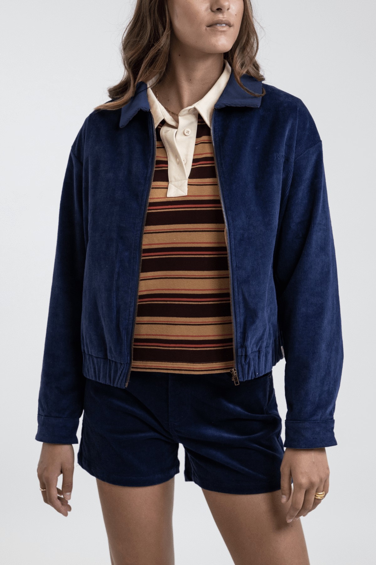 Navy corduroy sale jacket womens