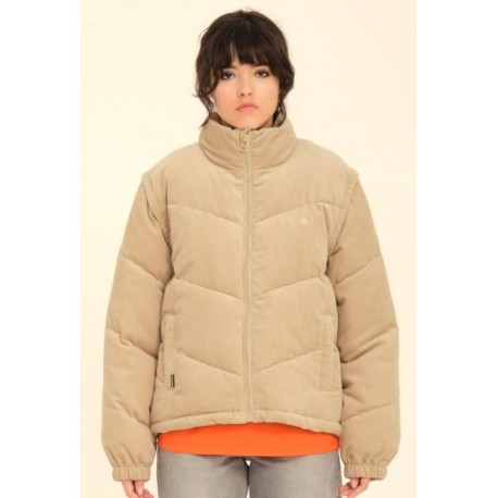 Blouson Femme VOLCOM Cord'N Puff Khaki