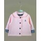 Veste bébé Fille Matelassé PAPYLOU Sines Rose