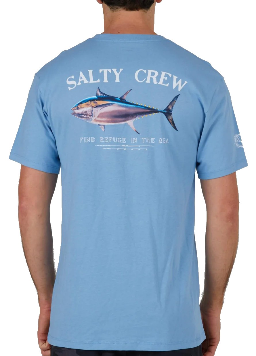 SALTY CREW Men's T-Shirt Big Blue Premium Marine Blue - Breizh Rider