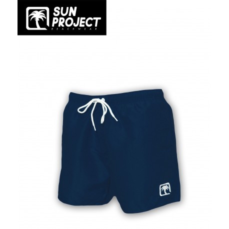 Boardshort Homme SUN PROJECT Grande Taille Bleu Marine