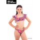 Children's 2 Piece Swimsuit SUN PROJECT Tropical Pink