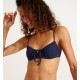 BANANA MOON Eskimo Bayview Navy D Cup Swimsuit Top