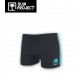 Boxer de Bain Enfant SUN PROJECT Noir Bande Bleu