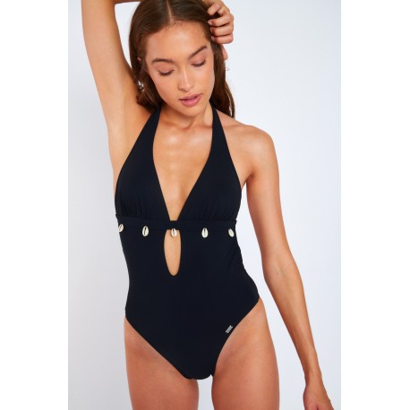 Banana Moon Shellina Spring Black 1 Piece Swimsuit