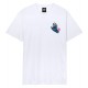 Tee Shirt Santa Cruz Melting Hand White