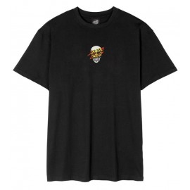 Tee Shirt Santa Cruz Dressen Skull Dot Front Black