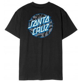 Tee Shirt Santa Cruz Vivid Slick Dot Black