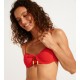 Bikini Top BANANA MOON Eskimo Spring Red Bonnet D