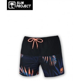 Men's Boardshorts SUN PROJECT Palm Tree Black