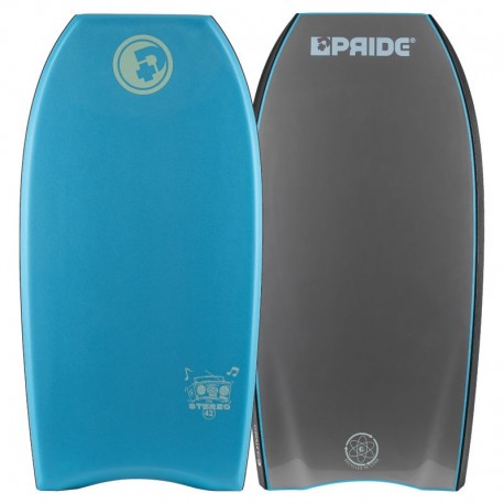 Bodyboard Pride The Stereo PE Recyclé 40" Aqua Blue Metallic Dark Grey