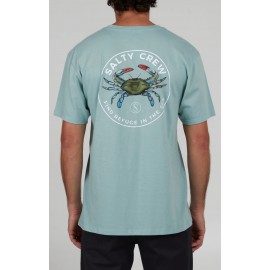 Tee Shirt Homme SALTY CREW Blue Crabber Mackerel