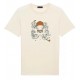 Men's Tee Shirt OCEAN PARK Octopus Natural Raw