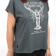 Tee Shirt Femme STERED Heritage Breton Kaki Urban Chic