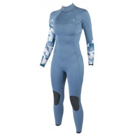 Sooruz Women's Divine Back Zip 4/3mm Blue Wetsuit