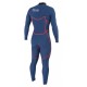 Wetsuit Sooruz Men Fighter Chest Zip 4/3mm Blue