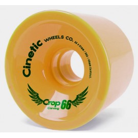 Cinetic Skate Wheels Crop 66mm 80A Orange