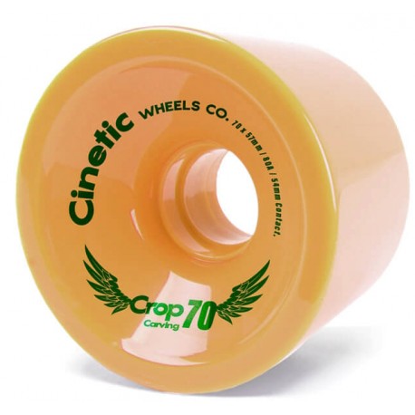 Cinetic Skate Wheels Crop 70mm 80A Orange