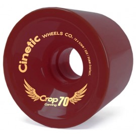 Cinetic Skate Wheels Crop 70mm 82A Red