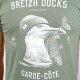 Tee Shirt Homme Stered Garde Côte Olive