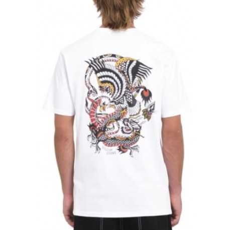 Tee Shirt Volcom Lintell Classic White