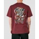 Tee Shirt Volcom Lintell Classic Merlot