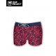 SUN PROJECT Hibiscus Red Men's Boxer Swimsuit