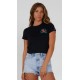 Women's Tee Shirt SALTY CREW Good Tims Baby Black