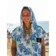 Poncho All-In Microfibre Palm Tree Yellow Fluo