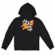 Santa Cruz Goal Flame Junior Sweatshirt Hood Black