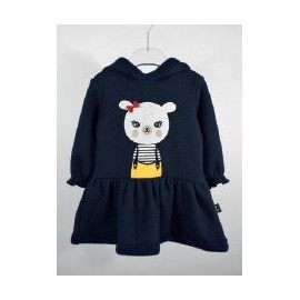 Papylou Grannec Navy Hooded Dress for Children