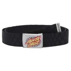 Ceinture Santa Cruz Oval Check Flame Black Check