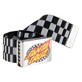 Ceinture Santa Cruz Oval Check Flame Beat Check