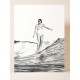 Dessin D'Art MADAME HUBERT N 63 Marche Sur L'eau