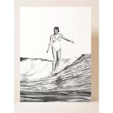 Art Drawing MADAME HUBERT N 63 Walking on Water