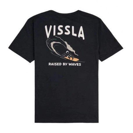 Tee Shirt Homme VISSLA Raised By Wave Phantom