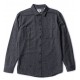 VISSLA Shaper Eco Black Men's Flannel Shirt