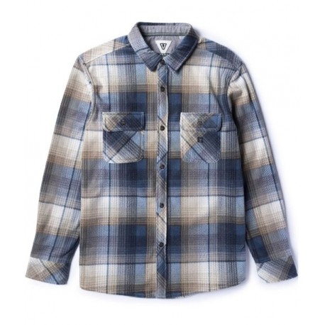 Men's Fleece Shirt VISSLA Eco Zy Polar Flannel SEA