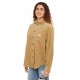 Women's Corduroy Shirt SISSTREVOLUTION Blinka Light Khaki