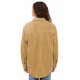 Women's Corduroy Shirt SISSTREVOLUTION Blinka Light Khaki