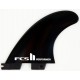 FCSII Performer Glass Flex Large Tri Fins Black