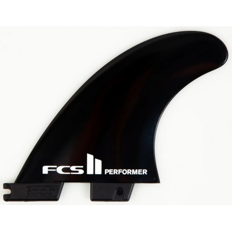 Ailerons FCSII Performer Glass Flex Large Tri Fins Black