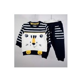 PAPYLOU Baby Boy 2-Piece Set Barbâtre Navy