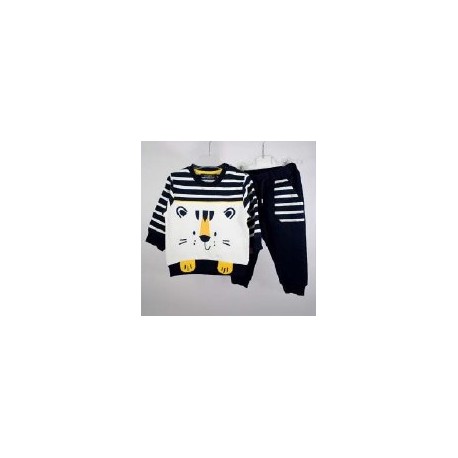 PAPYLOU Baby Boy 2-Piece Set Barbâtre Navy