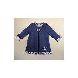 Robe Bébé PAPYLOU Fronciel Marine