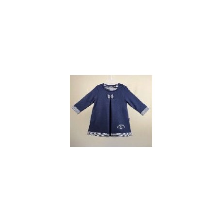 Robe Bébé PAPYLOU Fronciel Marine