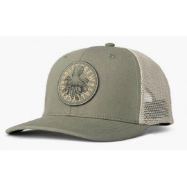 Salty Crew Tentacles Retro Trucker Faded Olive Cap